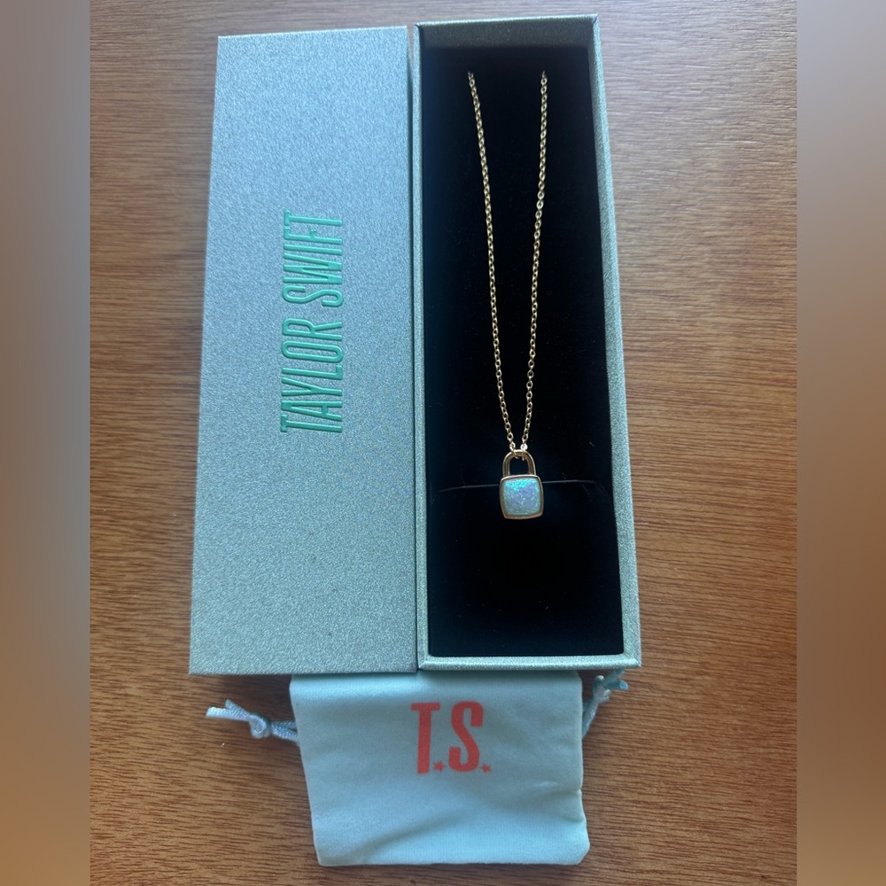Taylor Swift The Life of a Showgirl Opalite Lock Necklace